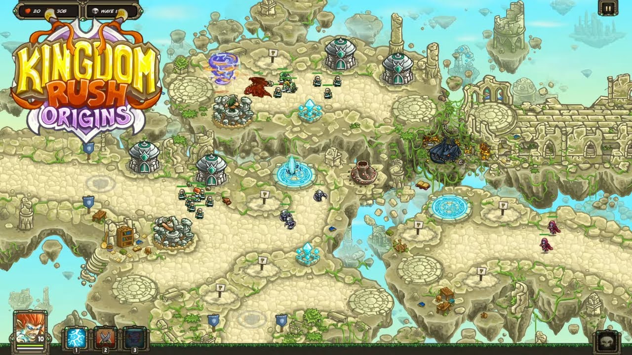 Kingdom Rush Origins - ARCANE QUARTERS - Campaign (VETERAN)