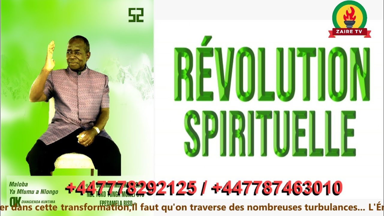 ZAIRE TV: LES KIMBANGUISTES DE LA REVOLUTION SPIRITUELLE  Du 06.03.2026