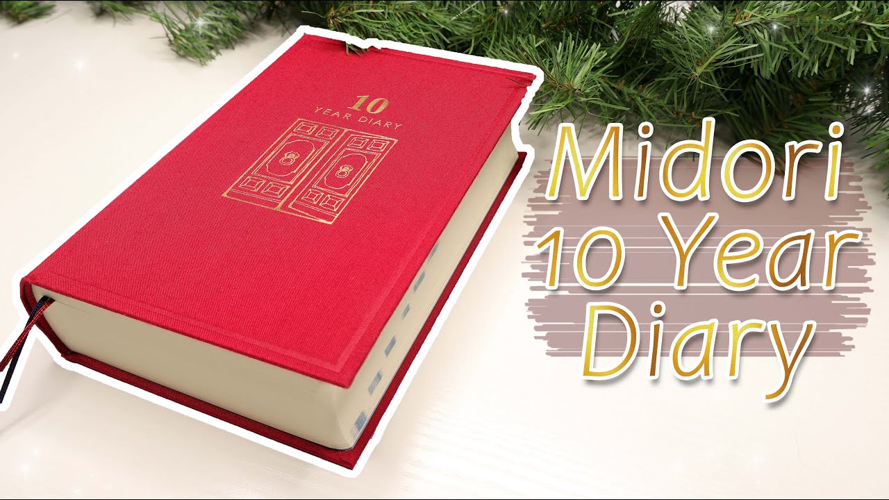 Midori 10 Year Diary | Flipthrough, First Impressions + Swatch Test