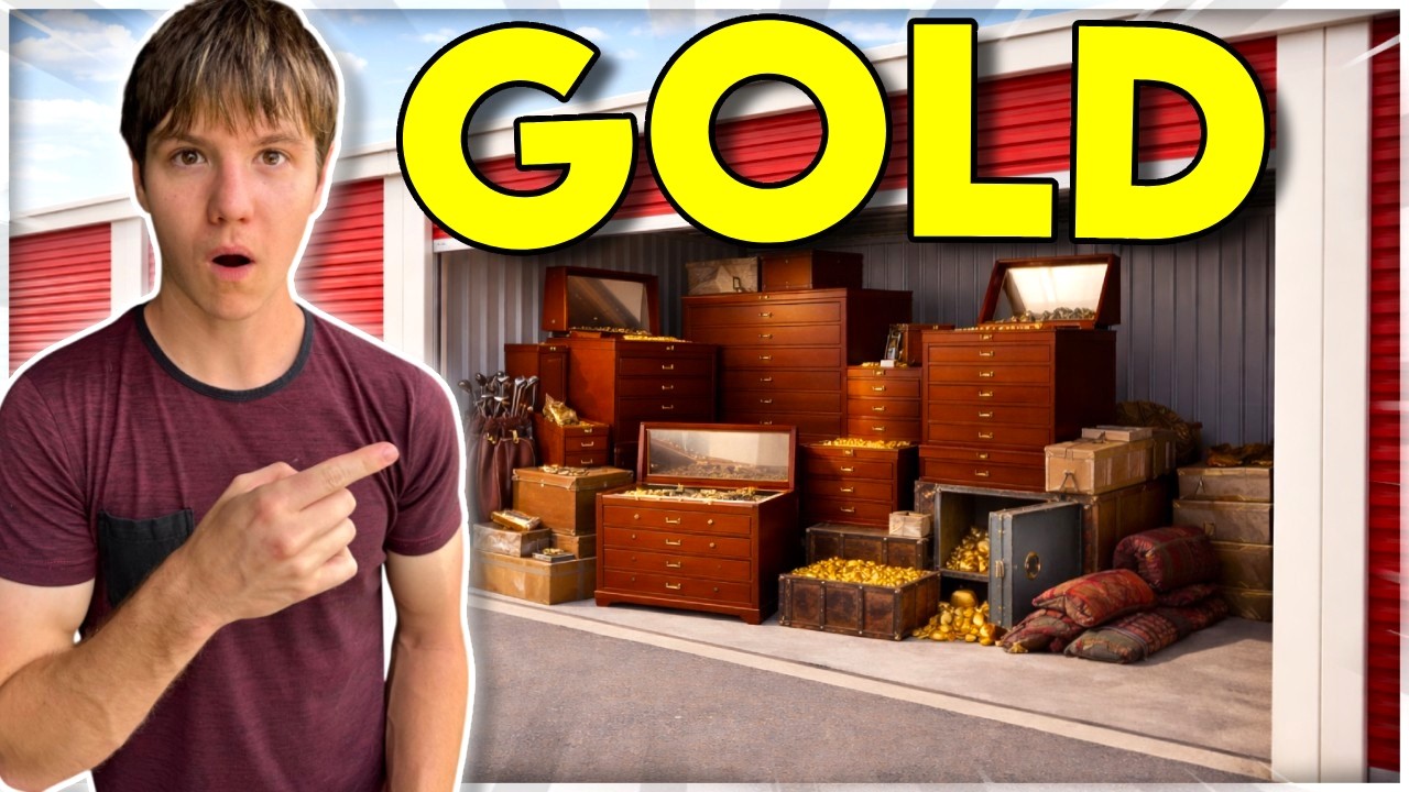 SHE LEFT THE GOLD!! I BOUGHT AN ABANDONED STORAGE UNIT FOUND JEWELRY!!