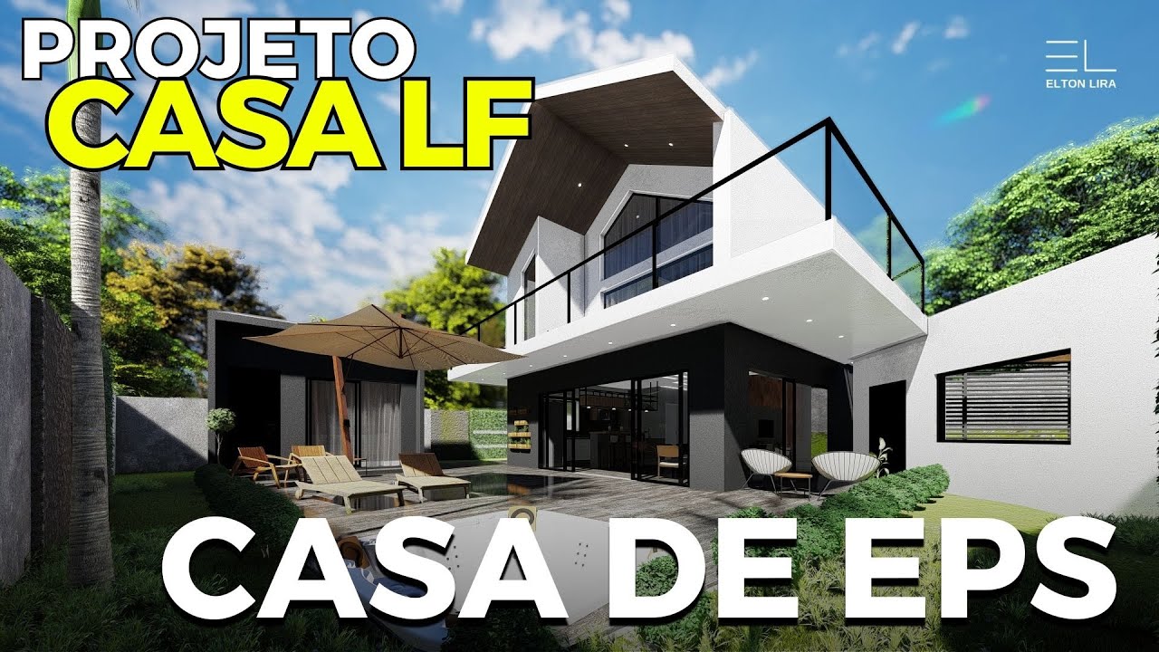 CASA SUSTENTÁVEL EPS LF #casadeisopor #casadeeps #casasustentavel #projetodecasa
