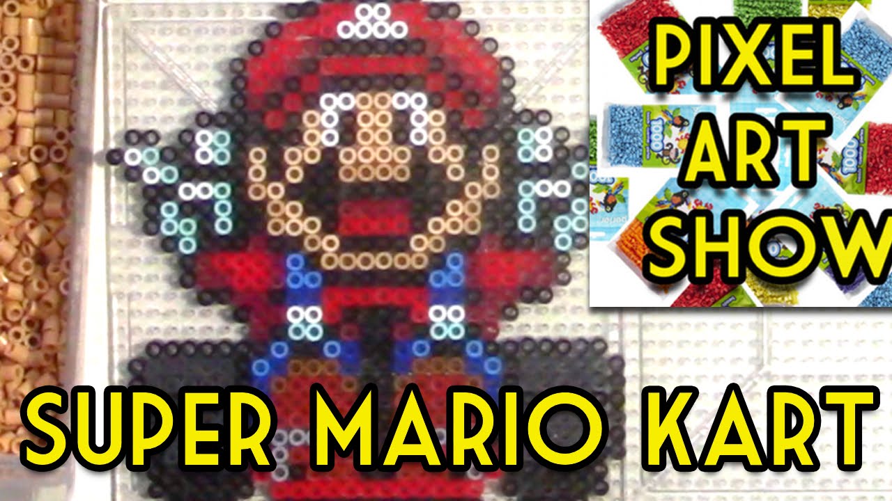 Perler Bead Tutorial: Super Mario Kart Project - Pixel Art Show