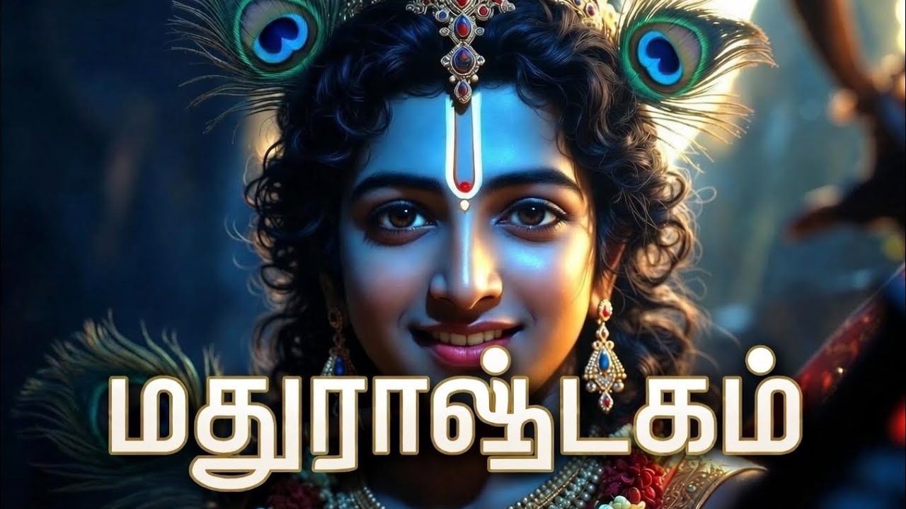 மதுராஷ்டகம் | Lord Krishna Divine Bhajan | Akhilam Madhuram | Tamil Bhakti