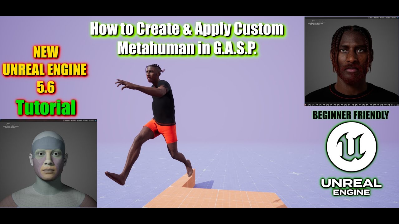 How To Create And Add New Metahuman In GASP Unreal Engine 5.6 Tutorial - Beginner Friendly!
