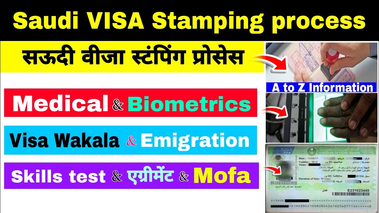 Saudi work visa stamping process 2025 | all information about saudi visa stamping | biometric