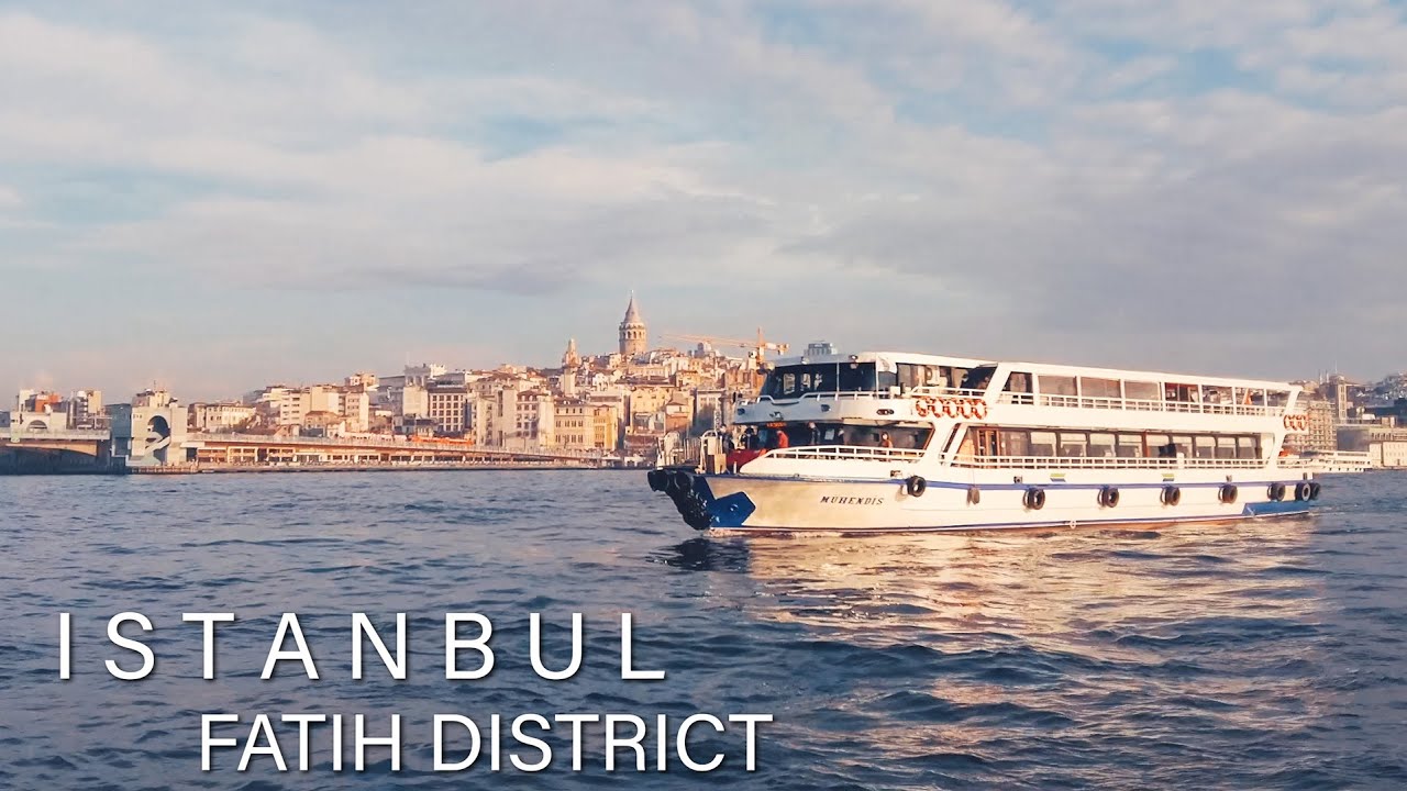 Istanbul Fatih District morning walk Turkey 4K