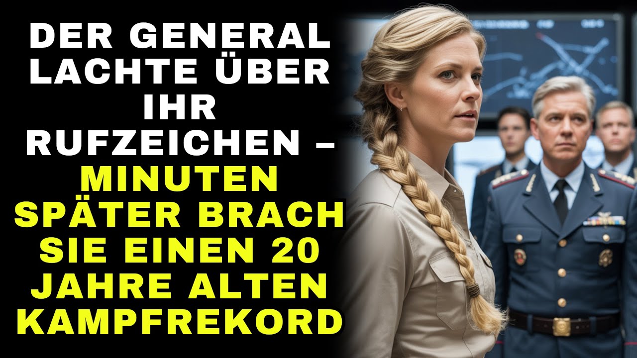 Der General lachte über ihr Rufzeichen – Minuten später brach sie einen 20 Jahre alten...
