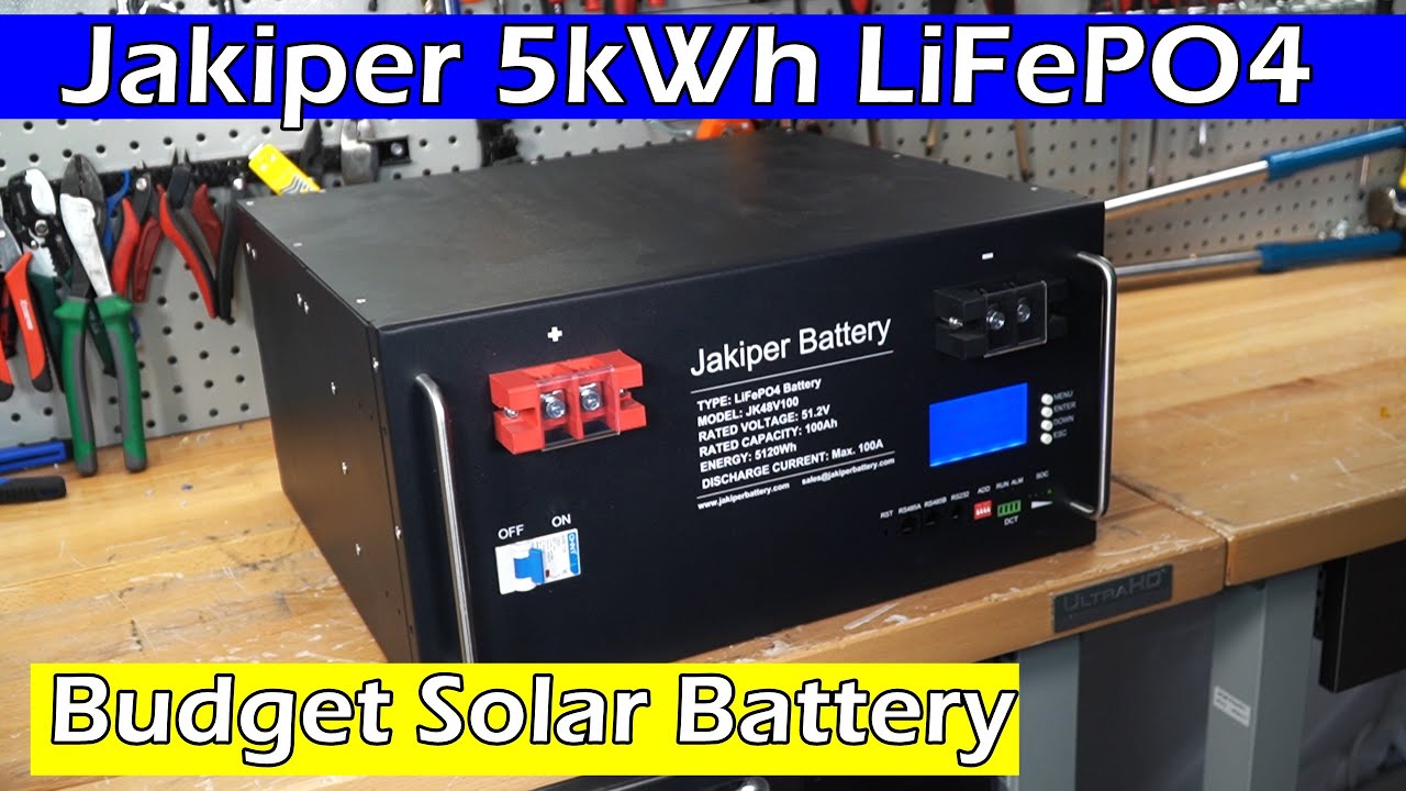 Budget Jakiper 48V 5.12kWh LiFePO4 Server Rack Battery (Free Shipping)