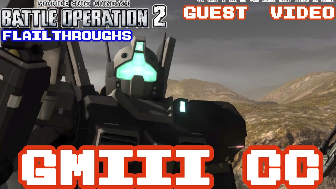 Gundam Battle Operation 2 Guest Video: RGM-86R GM III Close Combat Type