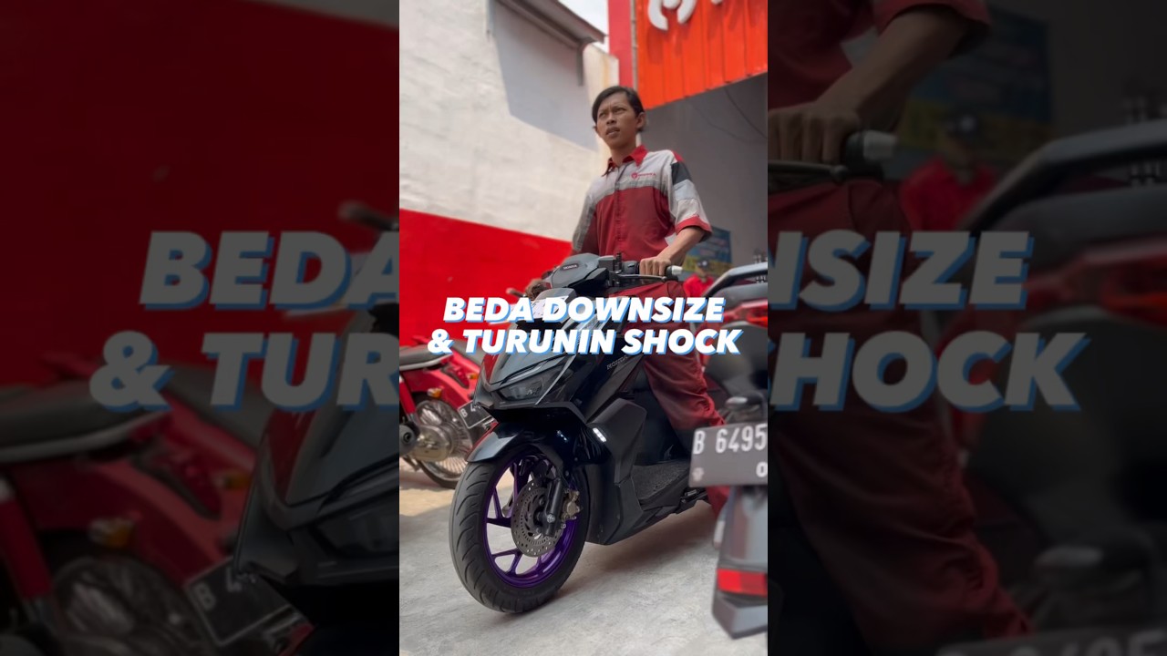 Jadi ini bedanya down size sama turunin shock😁 #downsize #downsizeshock #downsizestyle
