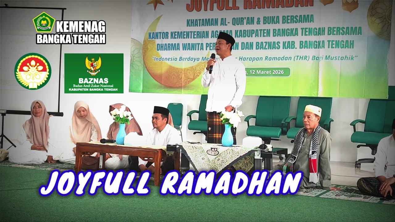 Khataman Al-Qur'an & Bukber Kemenag Bangka Tengah Bersama DWP Bangka Tengah & BAZNAS Bangka Tengah 