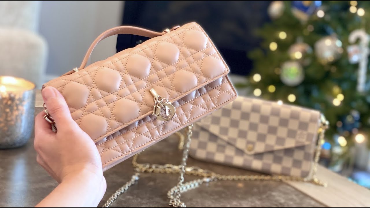 Lady Dior Top Handle Clutch vs Félicie Pochette