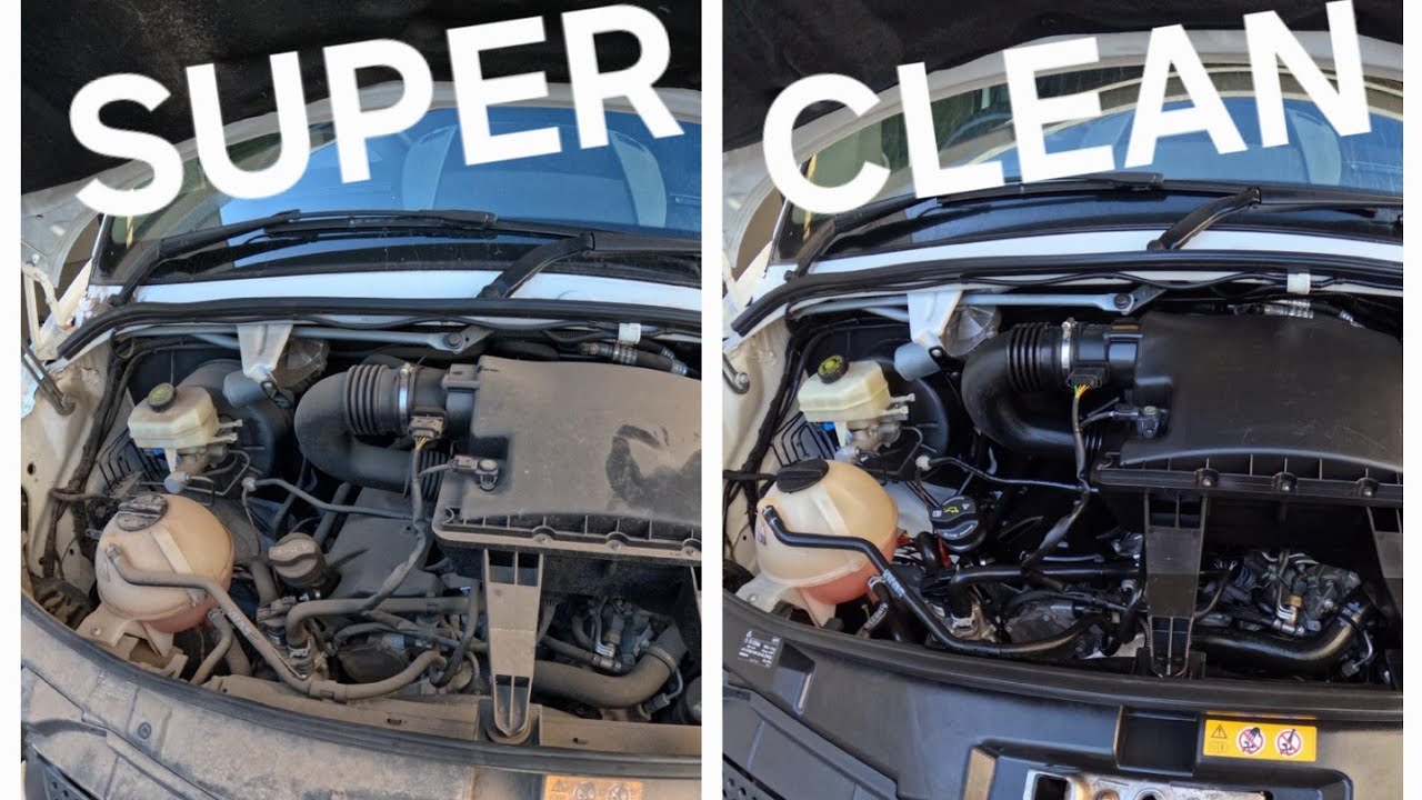 DIY Engine Bay Cleaning - How To Wash Your Engine At Home. Engine detailing
