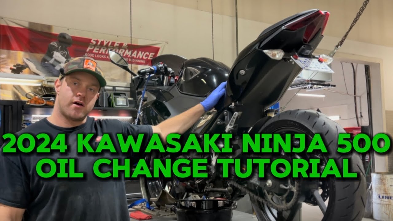 HOW TO: 2024 Kawasaki Ninja 500 Oil Change Tutorial
