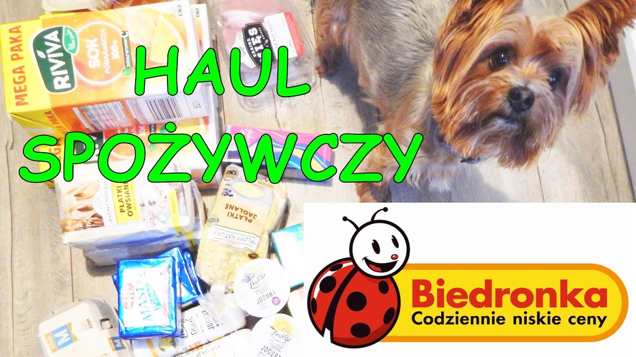 BIEDRONKA - HAUL SPOŻYWCZY/FOOD HAUL - ZDROWE I NIEZDROWE JEDZENIE + KREMY ZA DARMO NA DZIEŃ MATKI