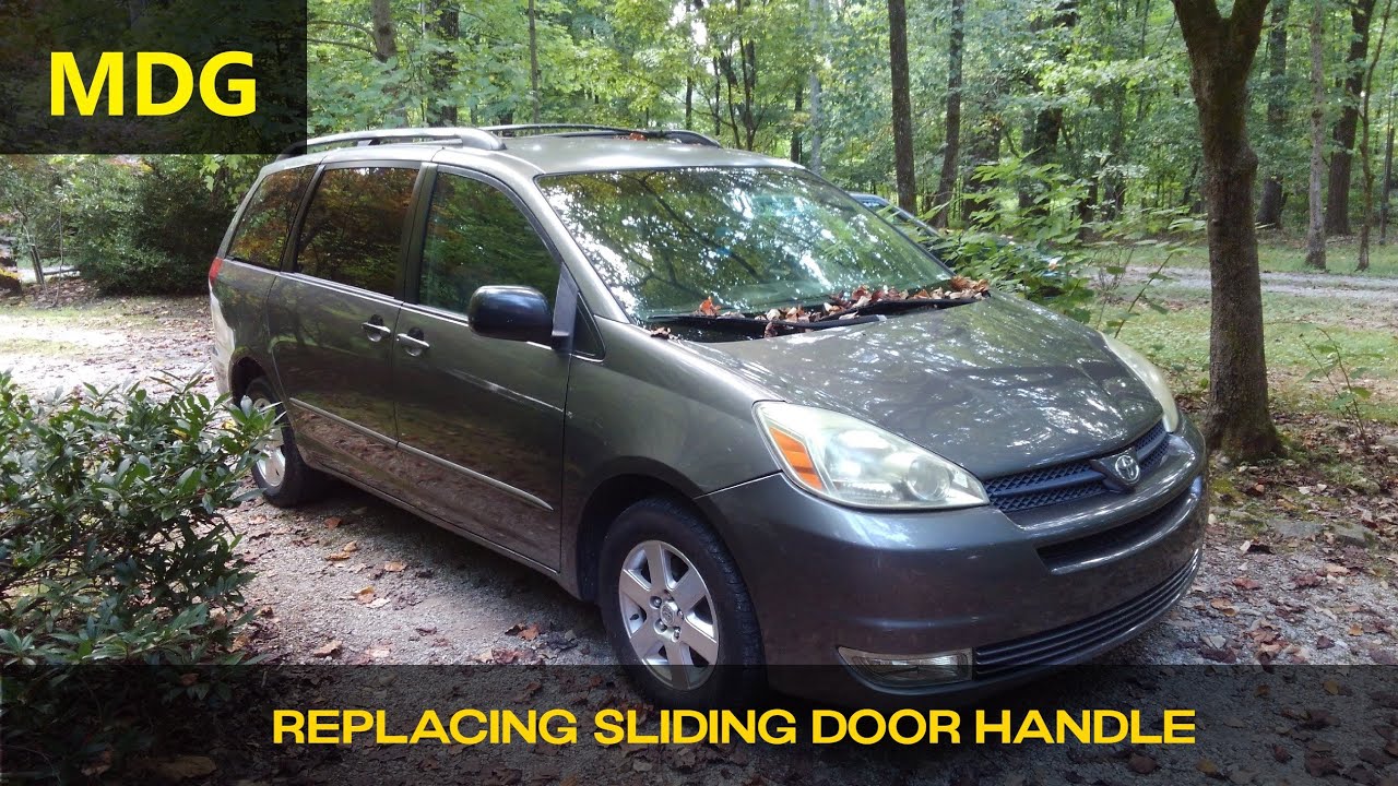 Project 2005 Toyota Sienna part 10: installing sliding door handle
