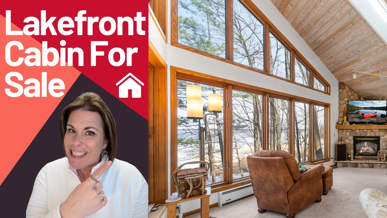 ✨Cozy Lakefront Cabin For Sale on Big Sand Lake | Your Perfect Northwoods Getaway!