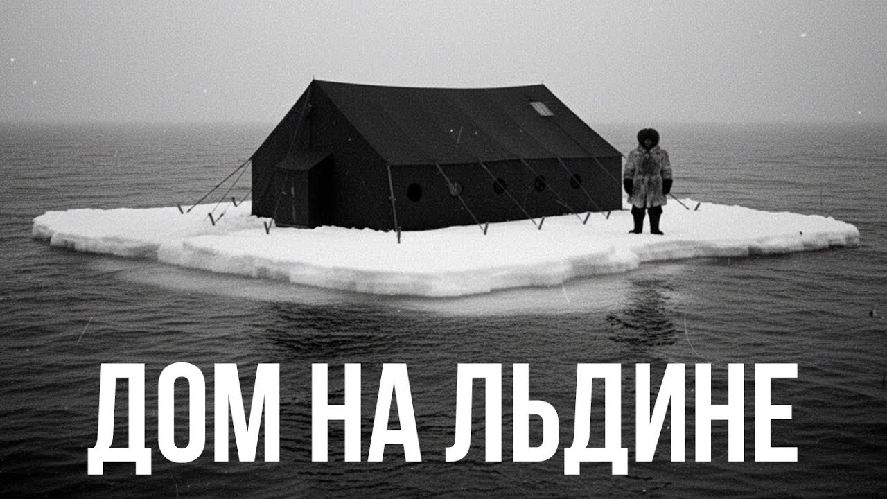 ОДНУШКА НА ЛЬДИНЕ: дом полярников СССР из гагачьего пуха