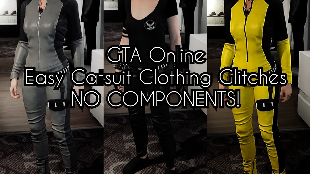 GTA ONLINE PS4/PS5/PC/XBOX/NEW EASY/CATSUIT PANTS/CLOTHING GLITCH/NO COMPONENTS