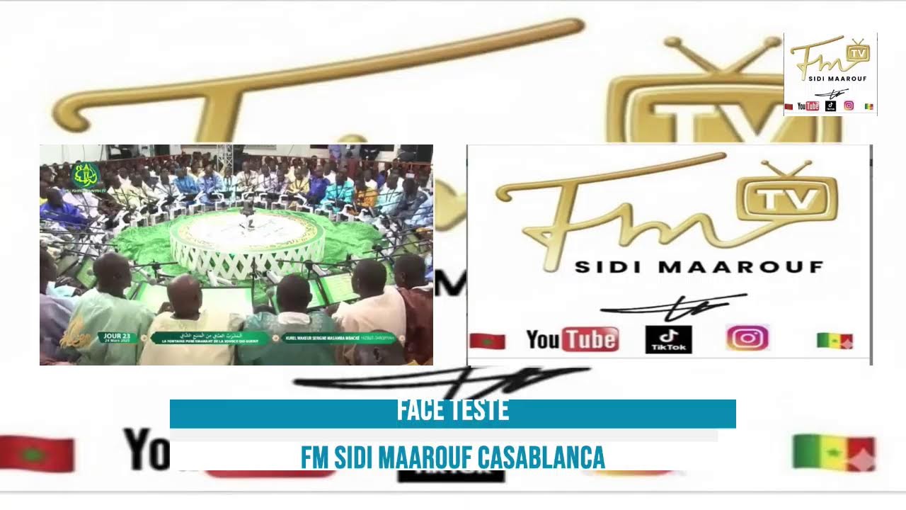 Diffusion en direct de FM SIDI MAAROUF CASABLANCA SENEGAL