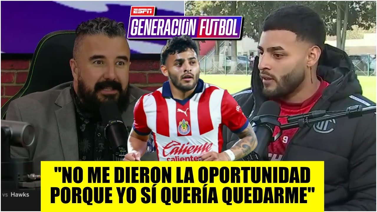 Alexis Vega CONFIESA que se quería quedar en CHIVAS, NO era su idea irse al TOLUCA | Generación F