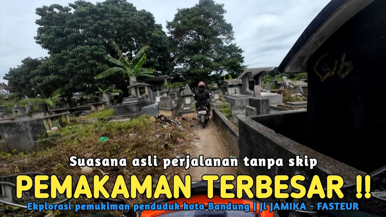 Suasana asli perjalanan tanpa skip JAMIKA - FASTEUR |Melihat kondisi pemukiman #motovlog #bandung 