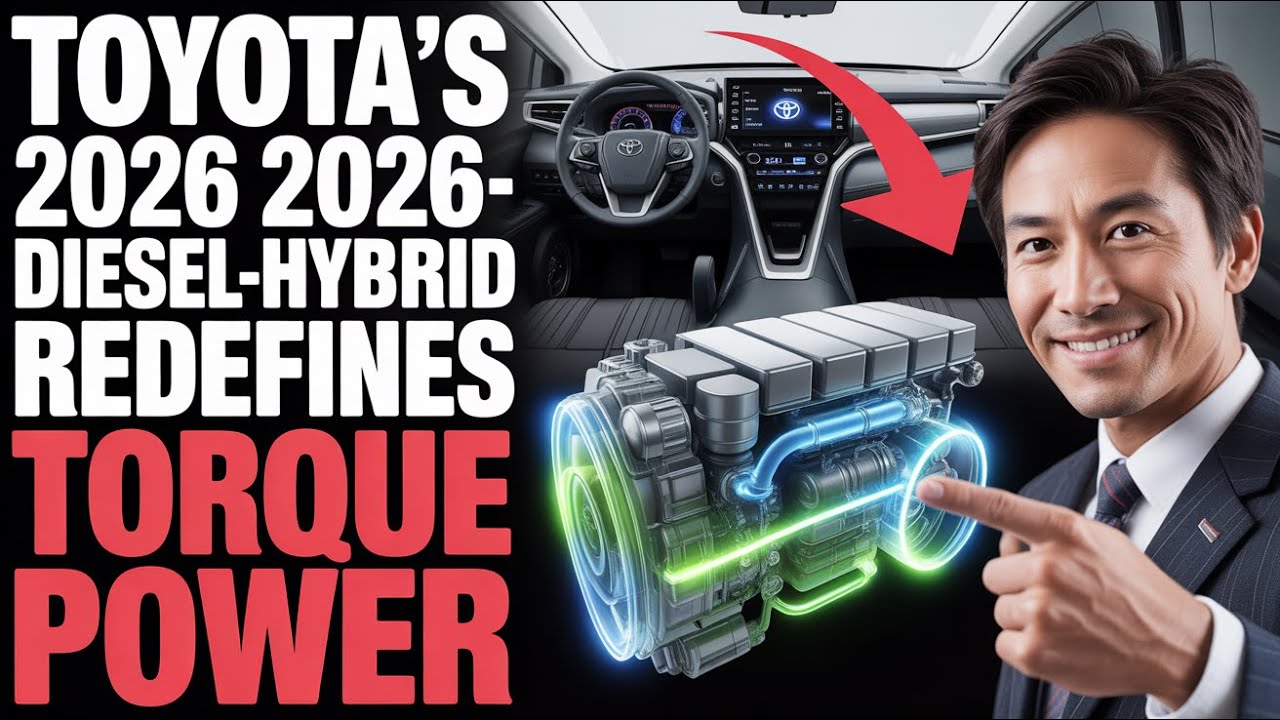 You Won't Believe the Massive Torque of Toyota's New 2026 Diesel Hybrid