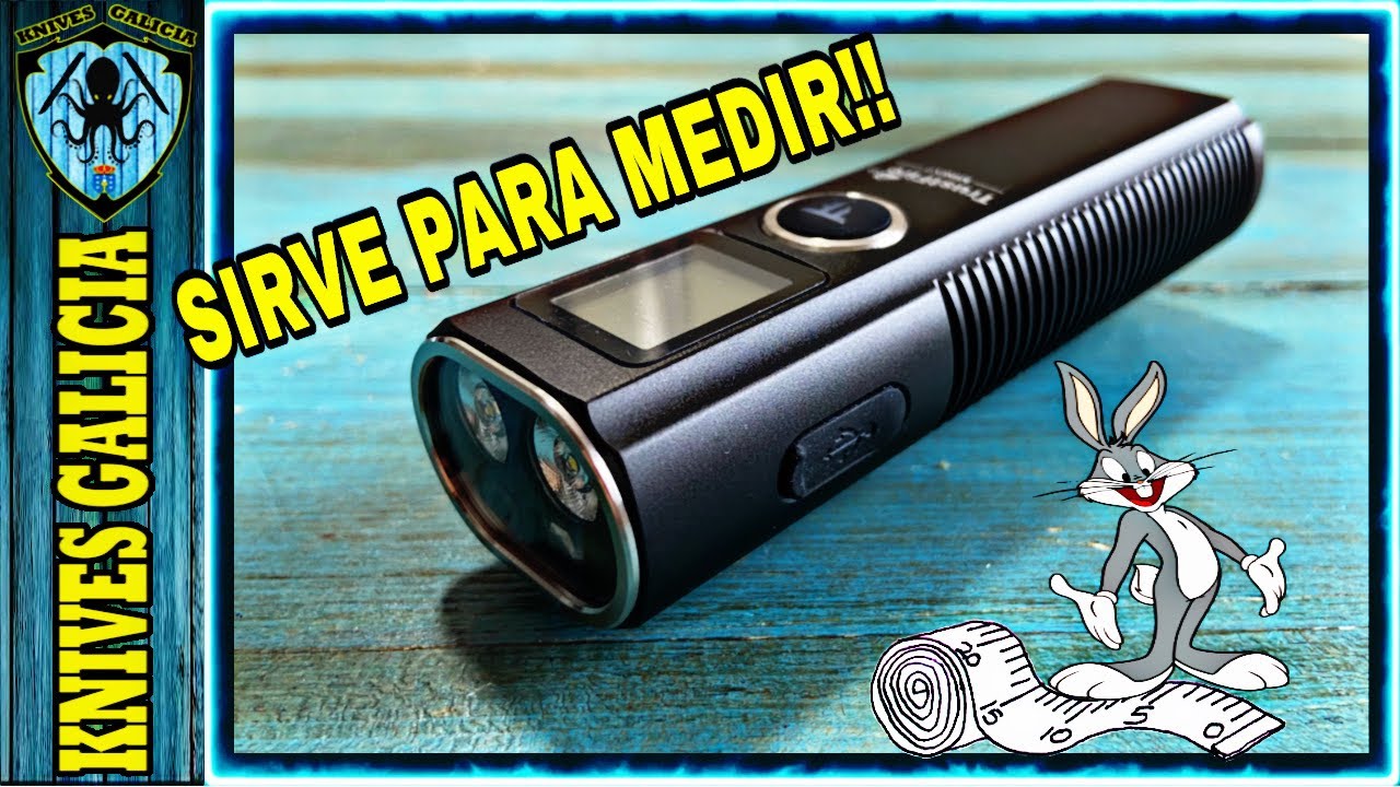 INCREIBLE una LINTERNA EDC que SIRVE para MEDIR DISTANCIAS ‼️😱| Trustfire Mini X7 #linternaedc