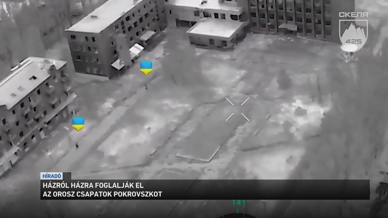 Heves harcok d&uacute;lnak az ukrajnai Pokrovszkban,