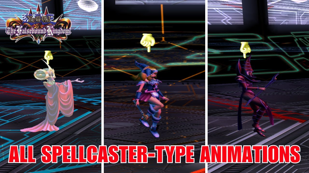 Yu-Gi-Oh! The Falsebound Kingdom - All 22 Spellcaster-Type Attack Animations [4K]