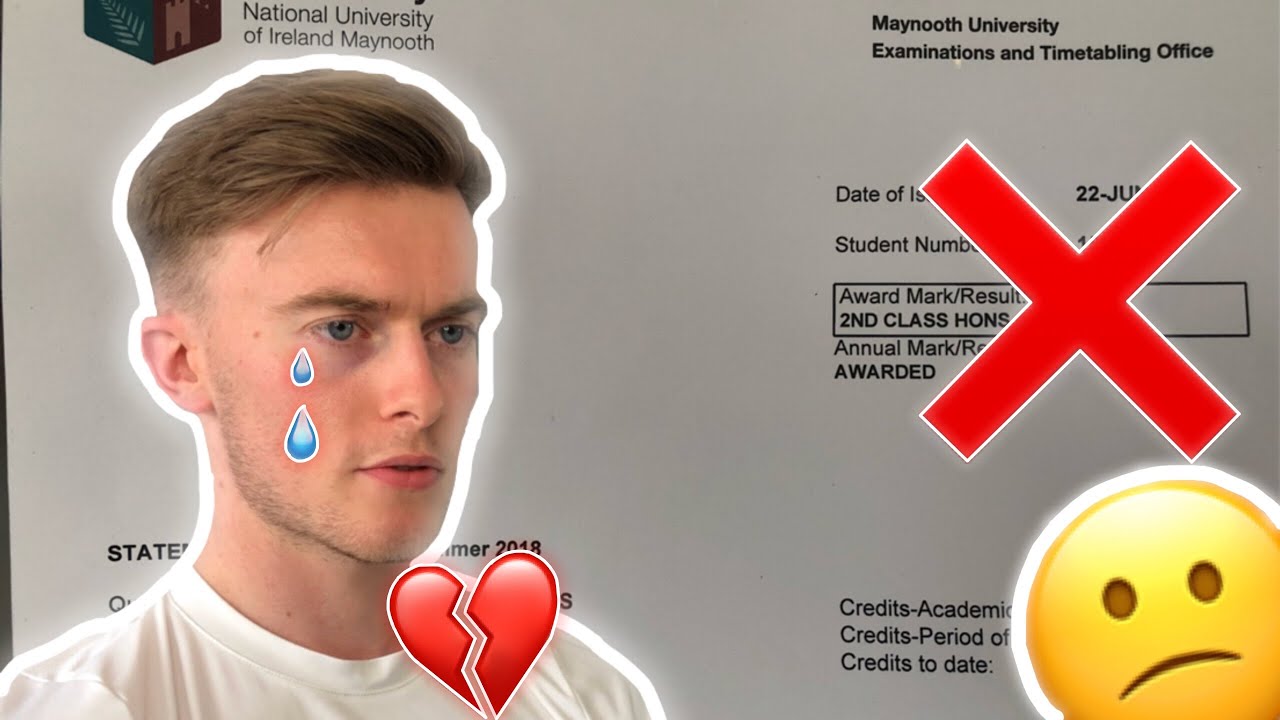 OPENING MY FINAL YEAR UNIVERSITY RESULTS! | MAYNOOTH UNIVERSITY