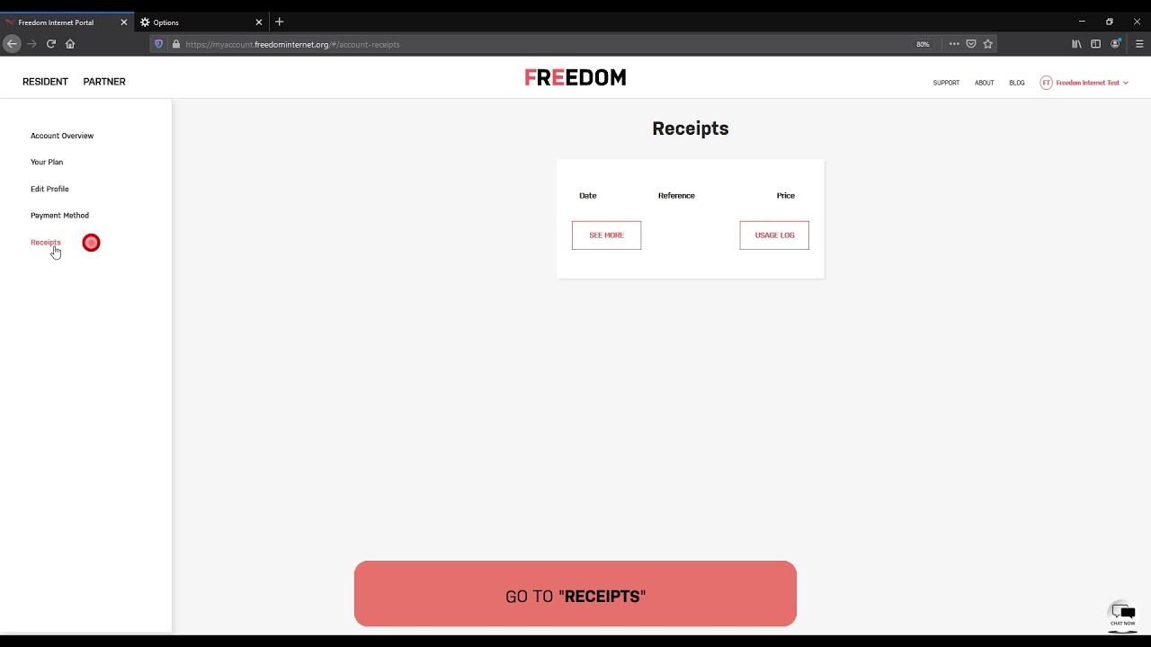 Freedom Internet - How to Check Your Data Usage