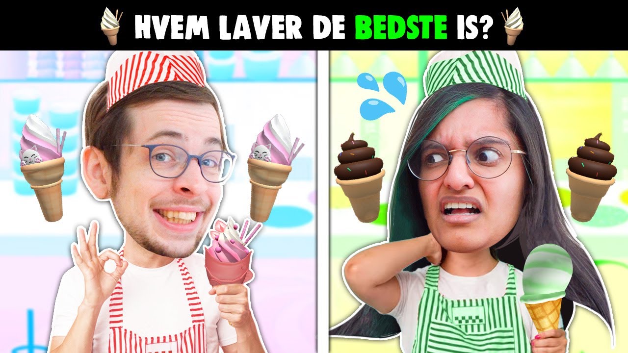 Hvem Har Den BEDSTE Is Shop? 🍦 - Roblox Ice Cream Tycoon