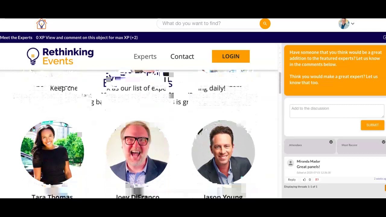 Virtual Events Platform