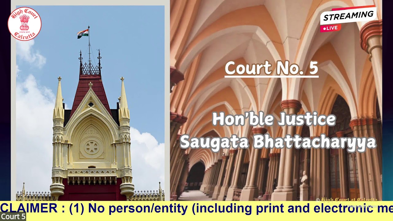 04 May 2026 | Court No. 5 | Live Streaming of the Court proceedings.