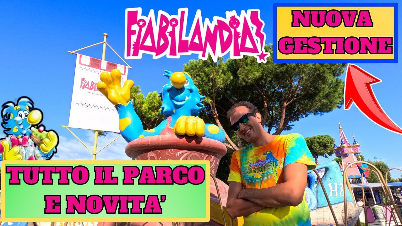FIABILANDIA RIMINI tour COMPLETO DEL PARCO E NUOVA ATTRAZIONE🎠