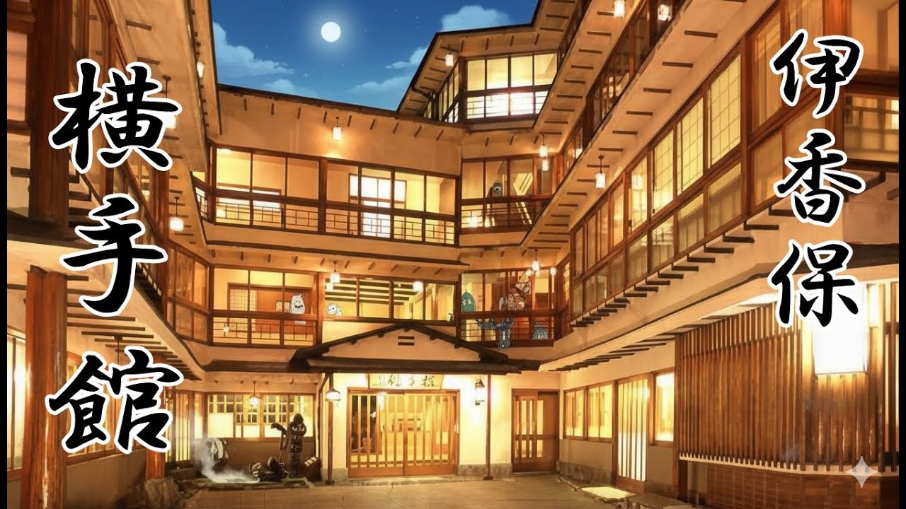 【伊香保温泉】大正ロマン漂う群馬県伊香保温泉”横手館”紹介です。黄金湯は最高！