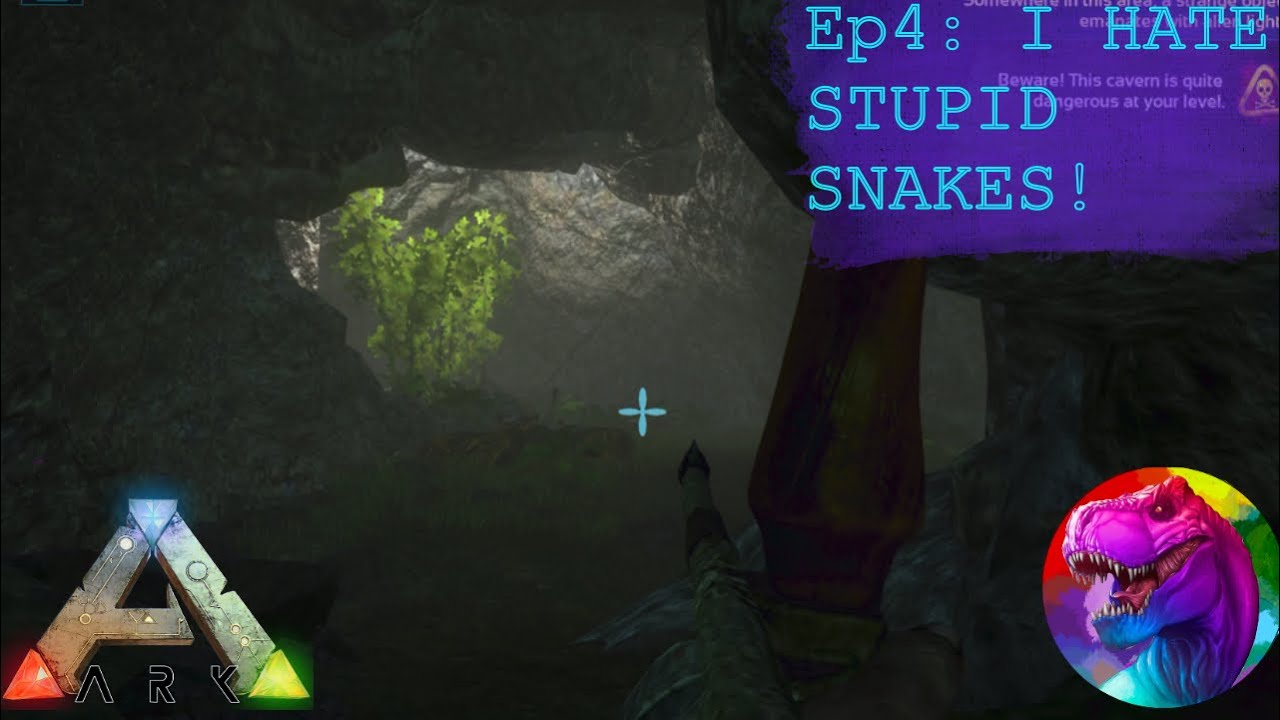 Ark mobile series: Ep4 Exploring the south cave and note hunting!