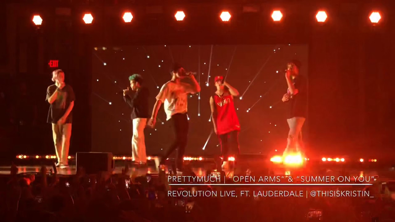 PRETTYMUCH | “Open Arms” & “Summer On You” | Funktion Tour @ Revolution Live, Ft. Laud. - 10/29/18