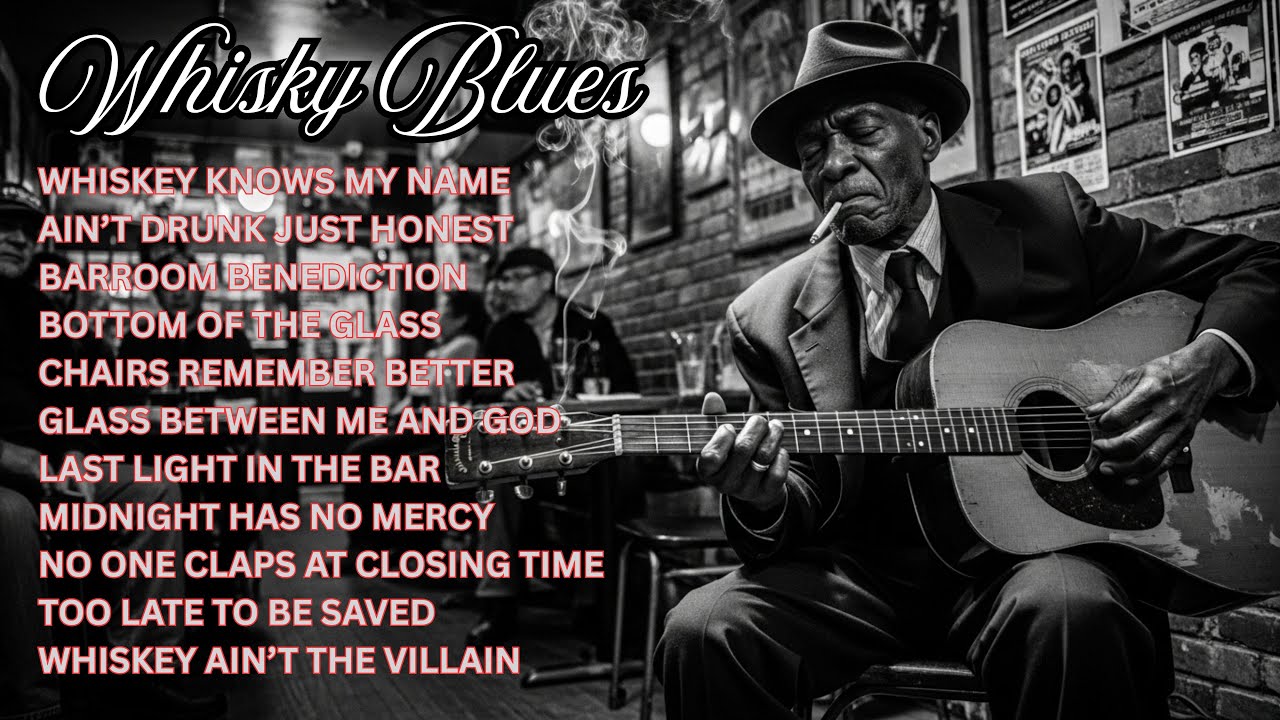 Whiskey Blues Chill Melodies | Relaxing Slow Blues Soulful Guitar Vibes 🎸