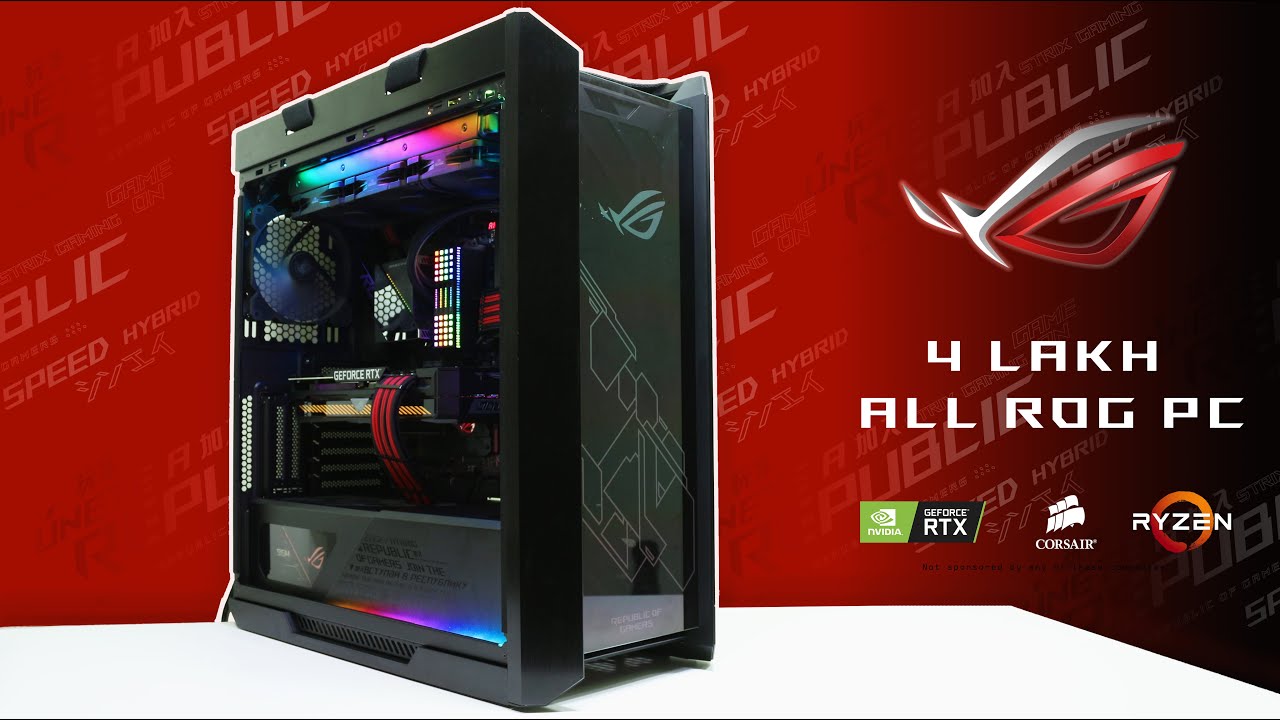 All ROG Gaming Pc Build | Ryzen 5900X + ROG RTX 3080 | 4Lakh build by Spartan PC builds