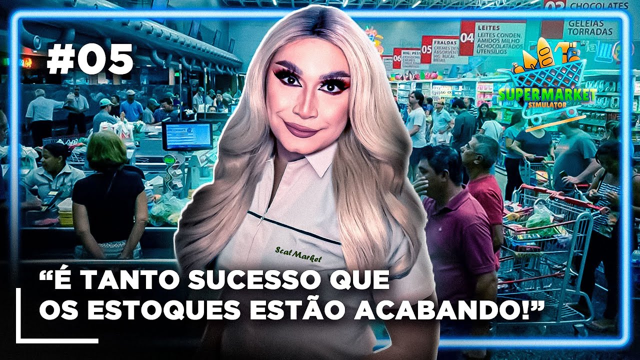 DOMINGO de OFERTAS no MERCADÃO SCATMARKET da Mandy Mess! 📦 #05 | Supermarket Simulator