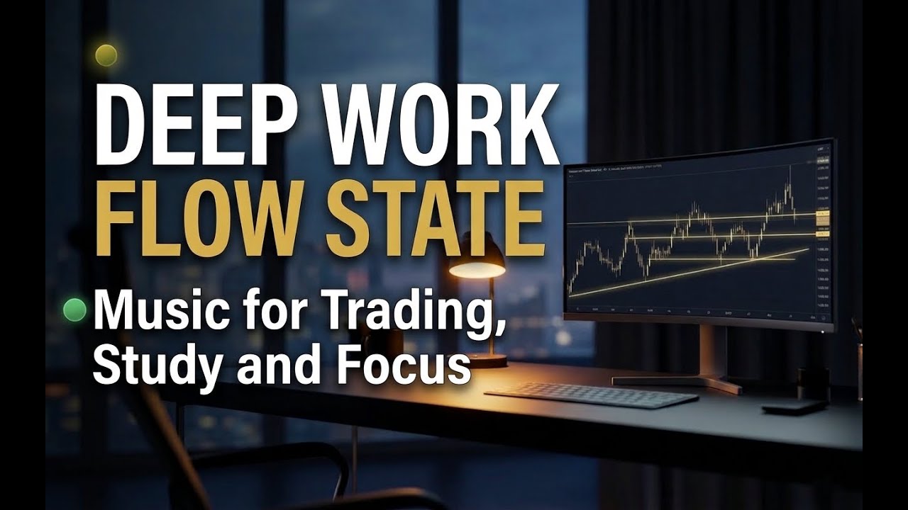 LIVE 🔴Deep Work Focus Music &ndash; Ambient Beats for Concentration & Trading