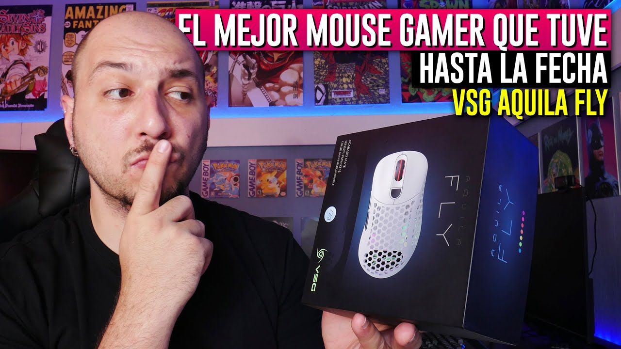 EL MEJOR MOUSE GAMER que tuve 🔥 Gaming Mouse Wireless 🔥 VSG AQUILA FLY Review