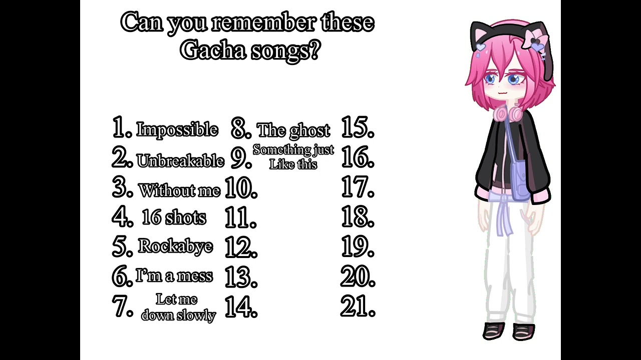 Do you remember these forgotten Gacha songs?