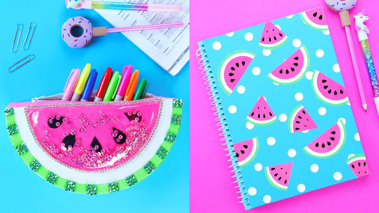 6 DIY School Supplies Ideas and School Hacks