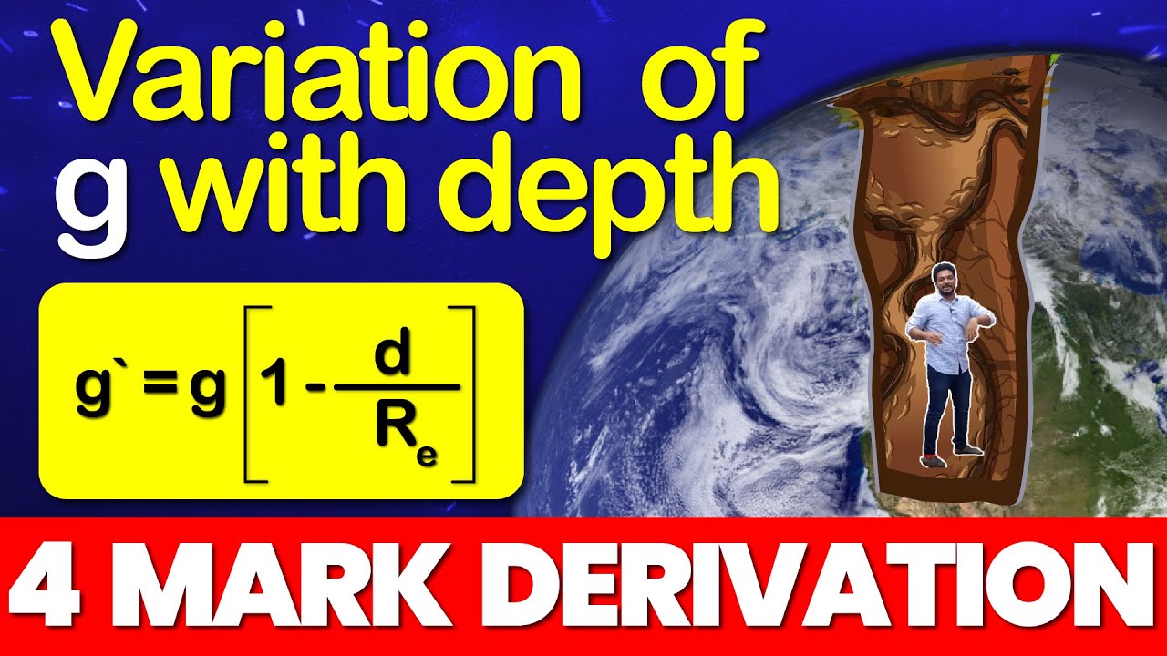Plus One Physics | Gravitation | Variation of g with Depth | Important Question | Exam Winner