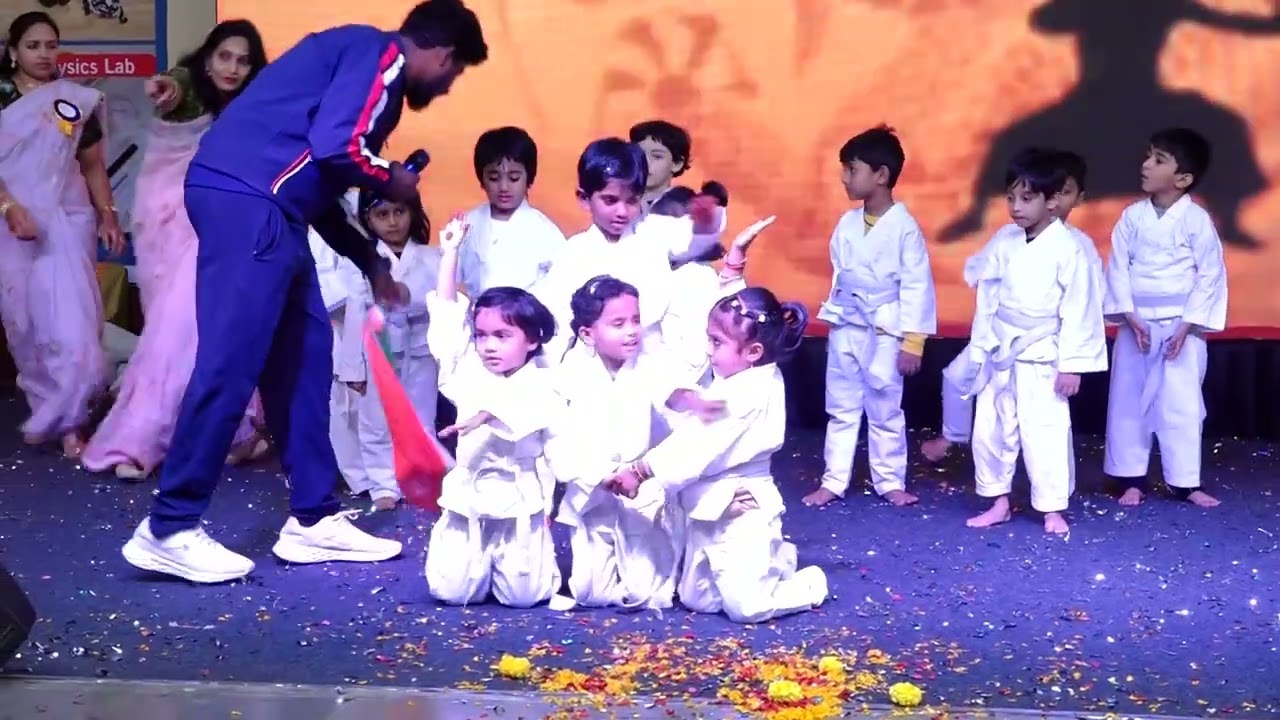 LKG Karate Performance.