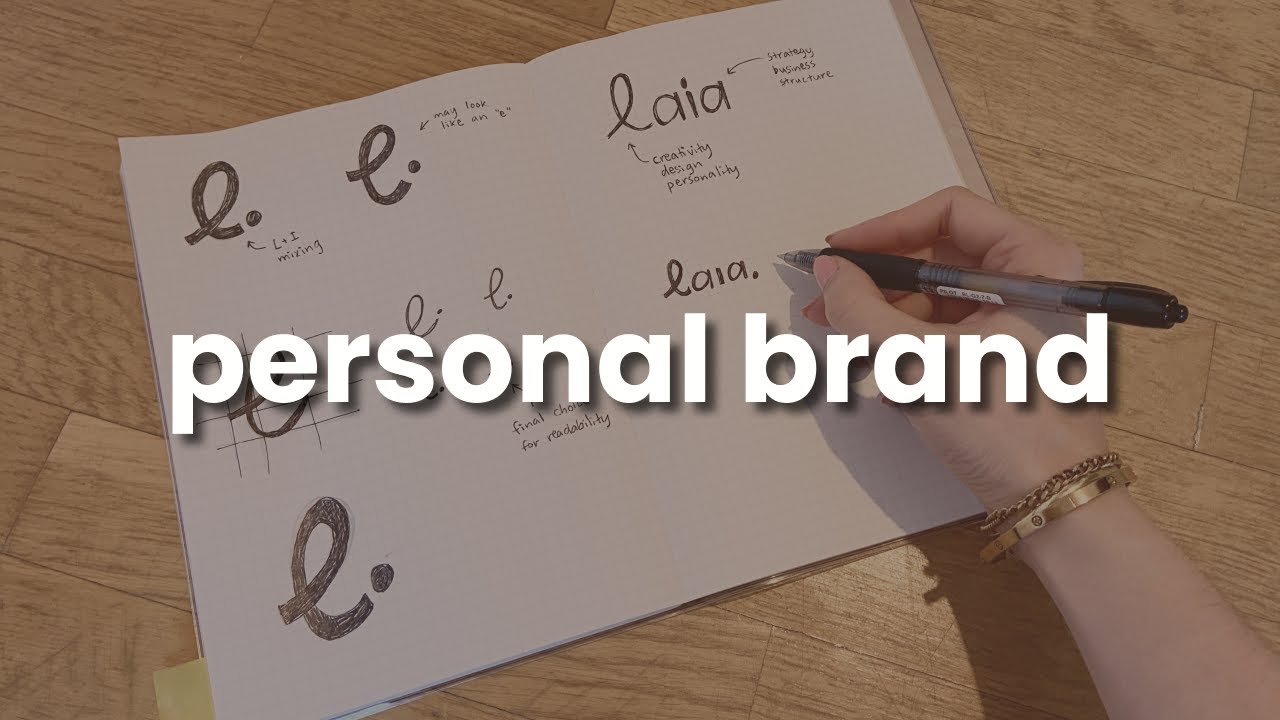 Watch me design my personal branding