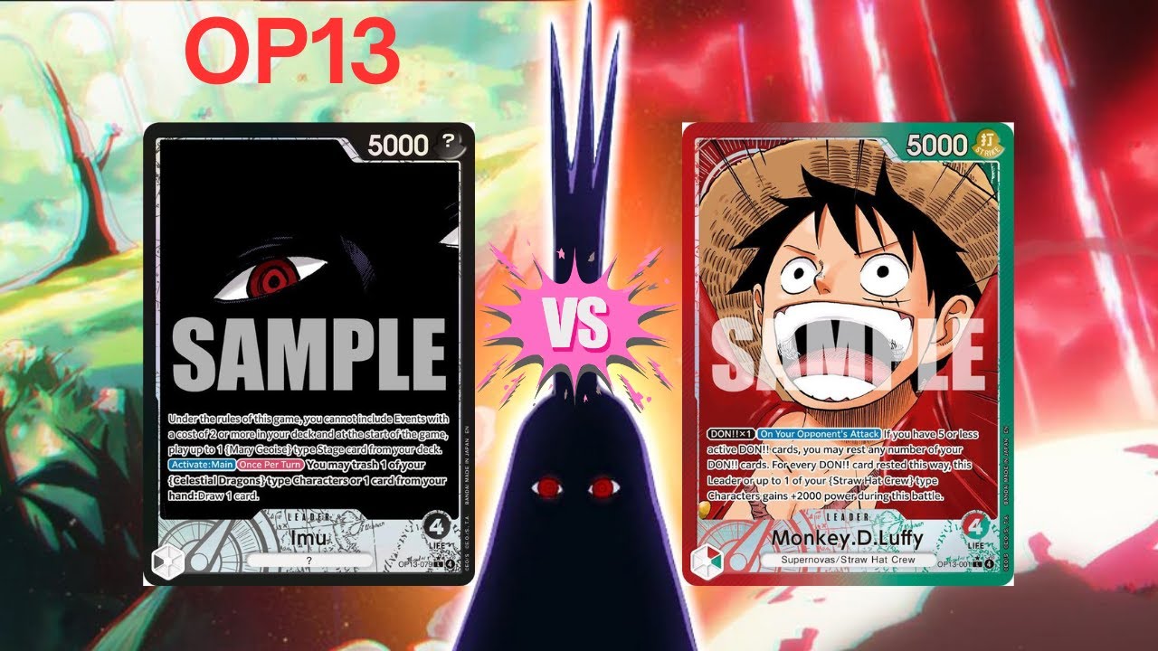 [OP13] Финал! One Piece TCG: Иму против РГ Луффи